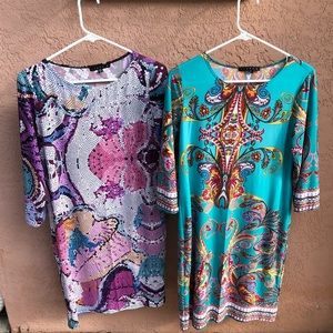 • Tiana B patterned dress bundle •